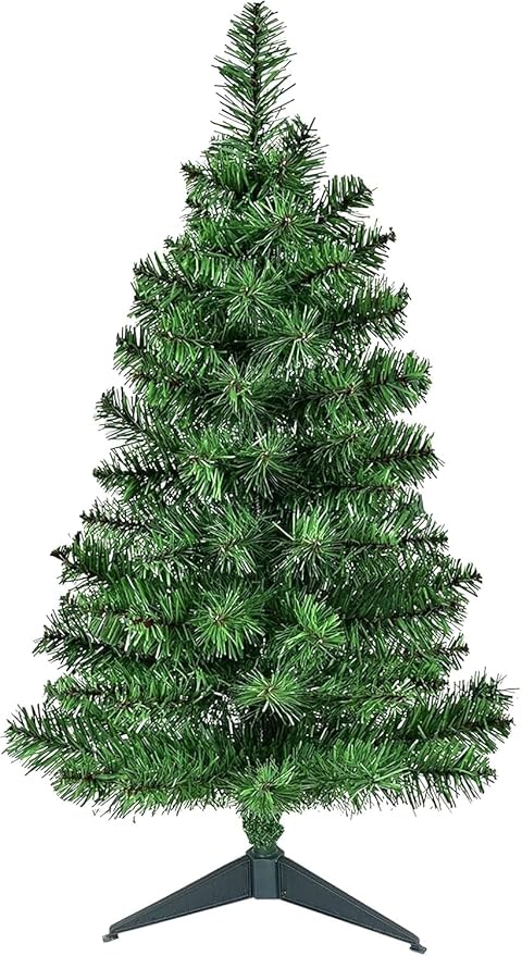 Premium Artificial Small Mini Christmas Tree (3 ft, Green)