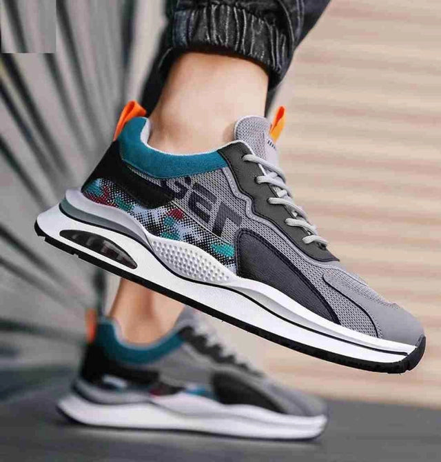 Sports Shoes for Men (Grey & Black)